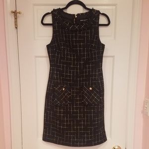 Karl Lagerfeld Black Sleeveless Midi Dress